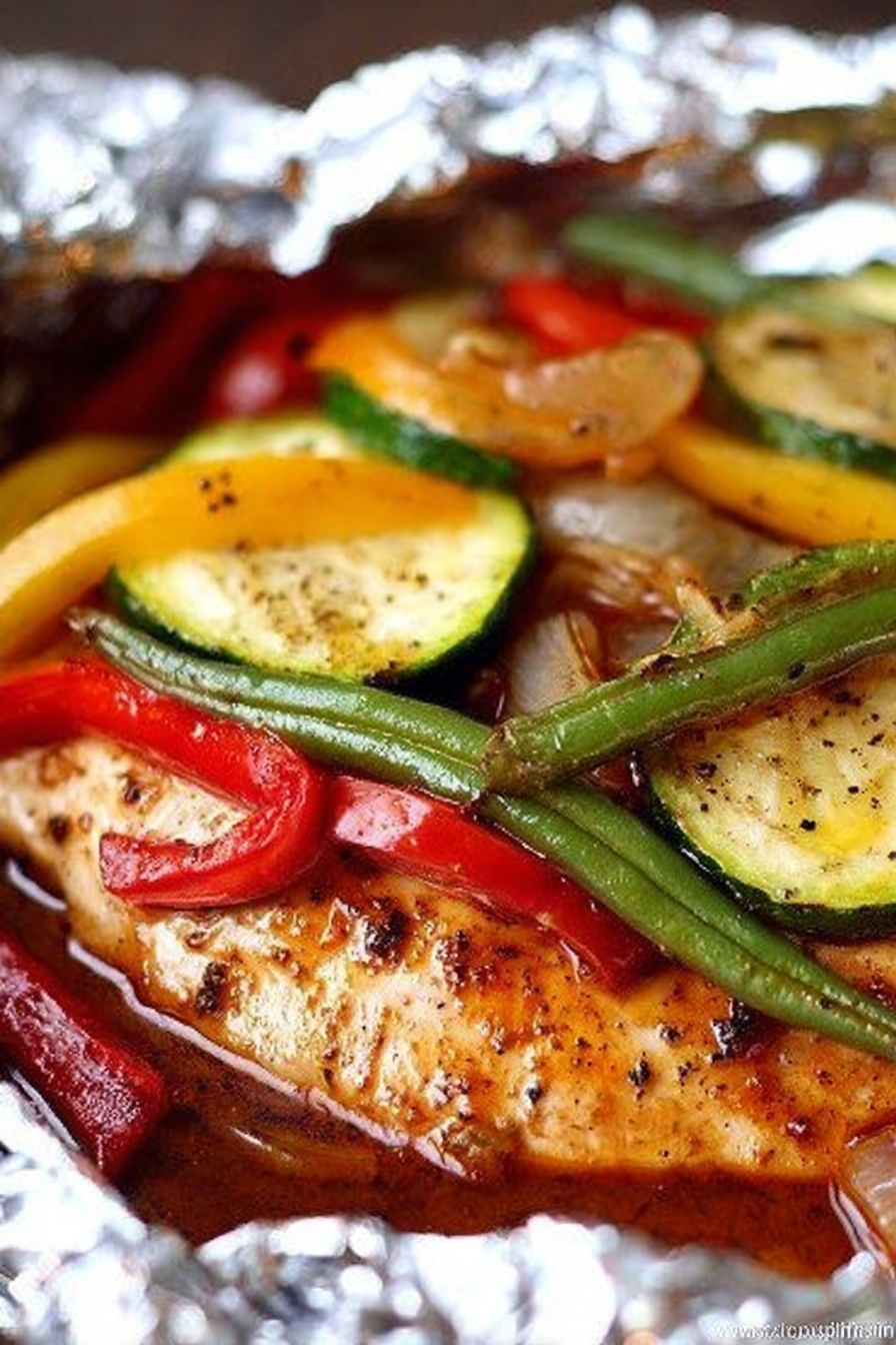 Foil-Packet Grilled Chicken