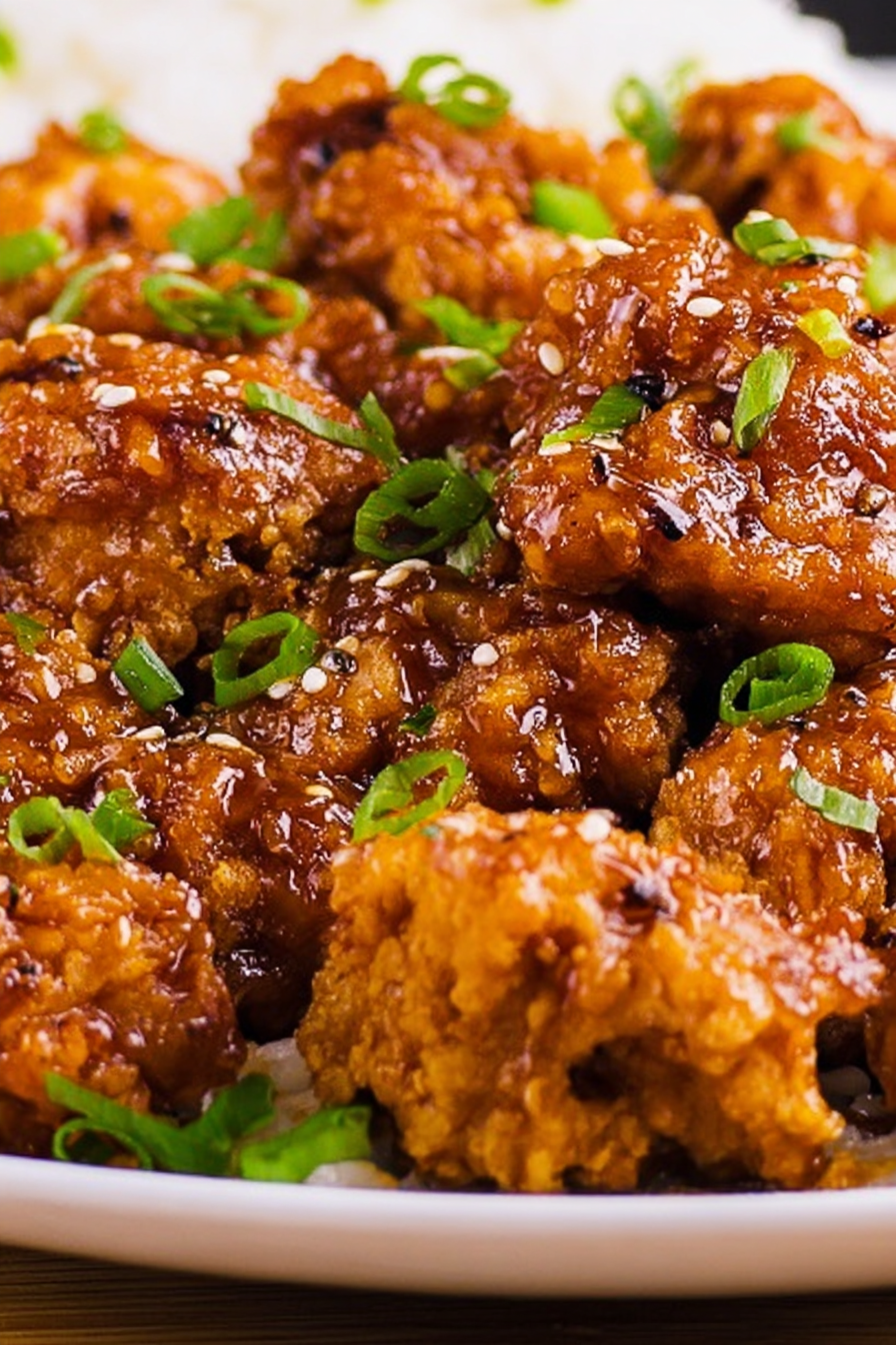 Golden Glazed Chicken Crunch