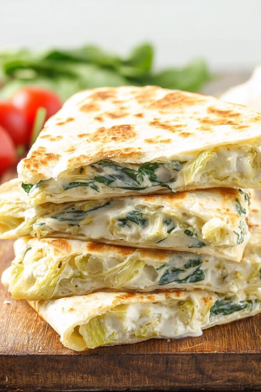 Creamy Veggie Quesadilla