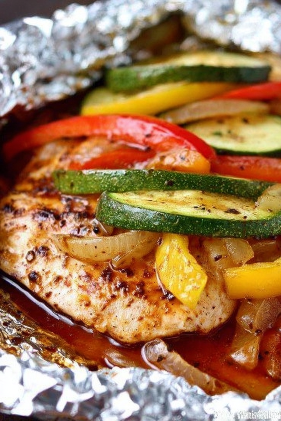 Foil-Packet Grilled Chicken