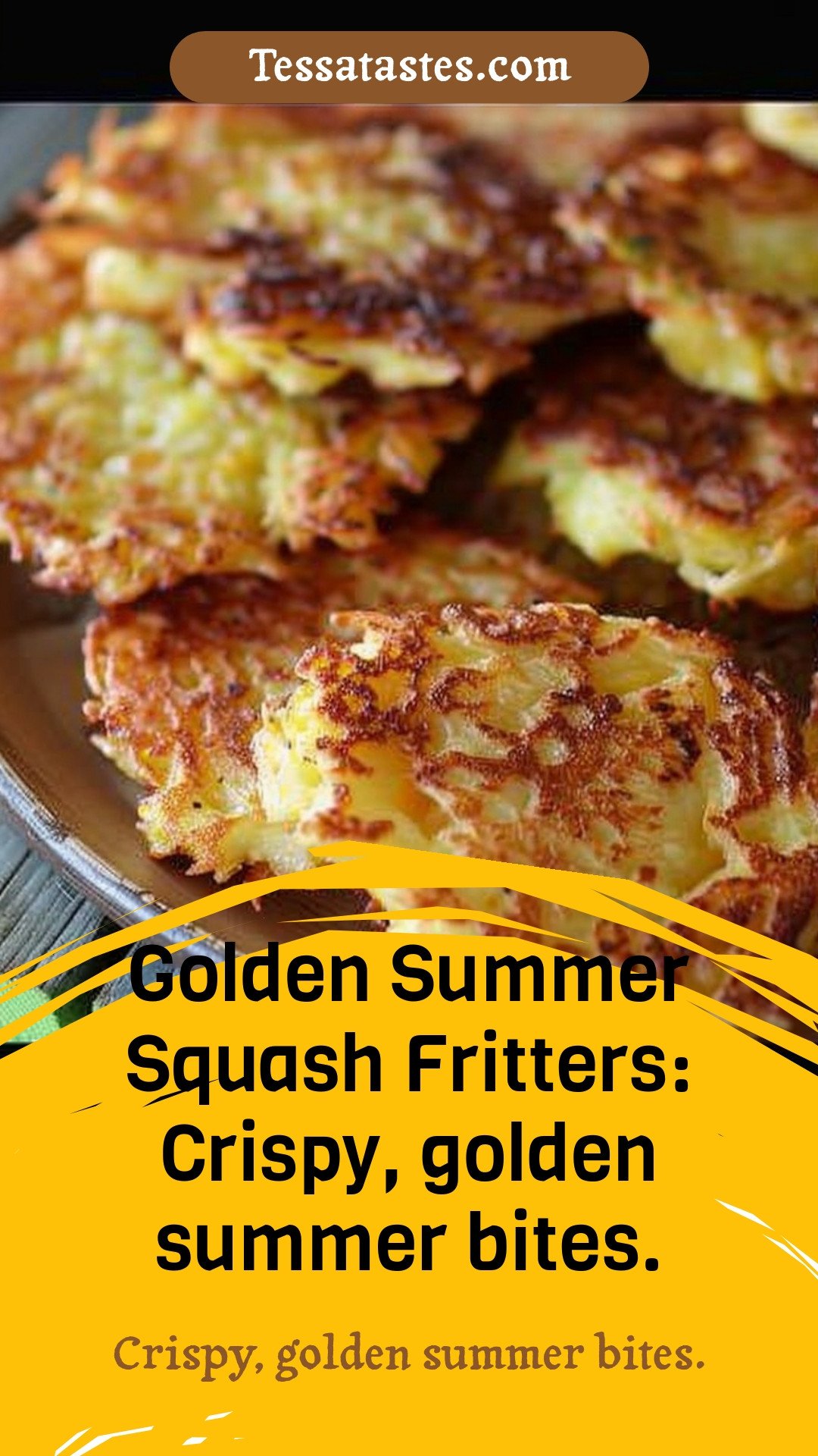 Golden Summer Squash Fritters: Crispy, golden summer bites.