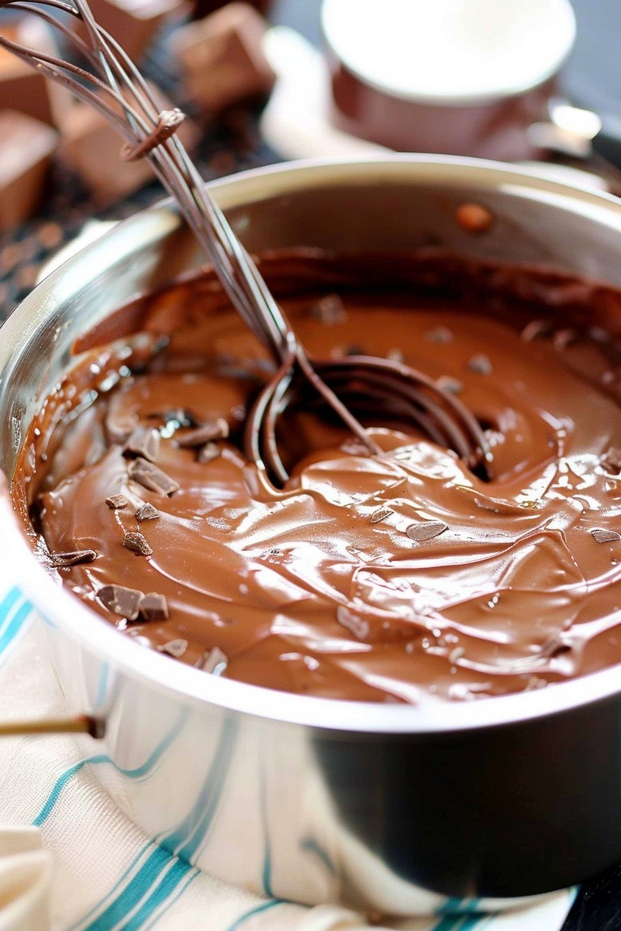 Rich Cocoa Pudding Pot: Decadent chocolate dream.