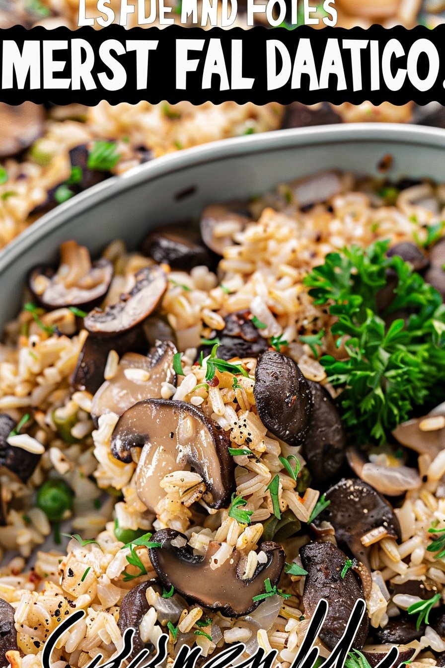 Forest Floor Pilaf: Earthy, savory wild rice.