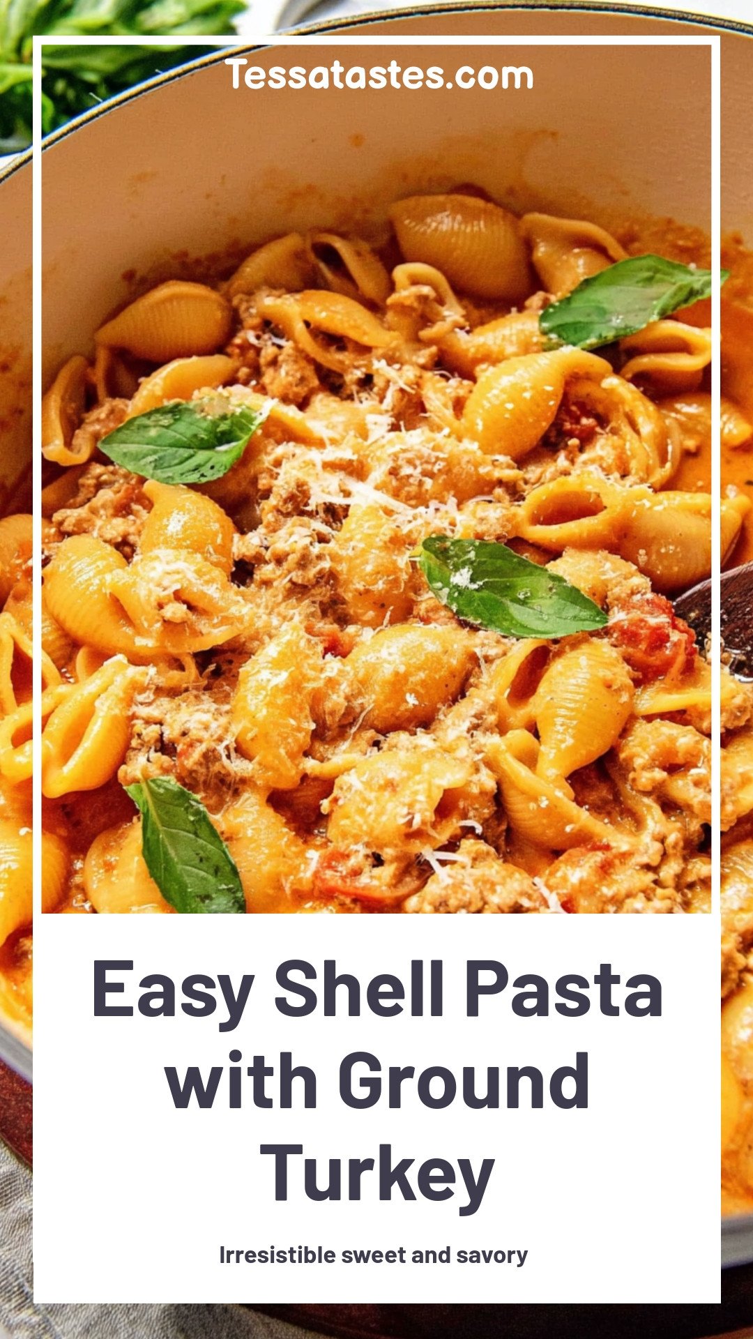 Easy Shell Pasta with Ground Turkey