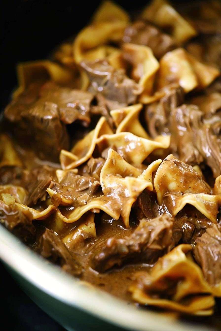 Creamy Slow-Cooked Beef: Fall-Apart Tender Perfection