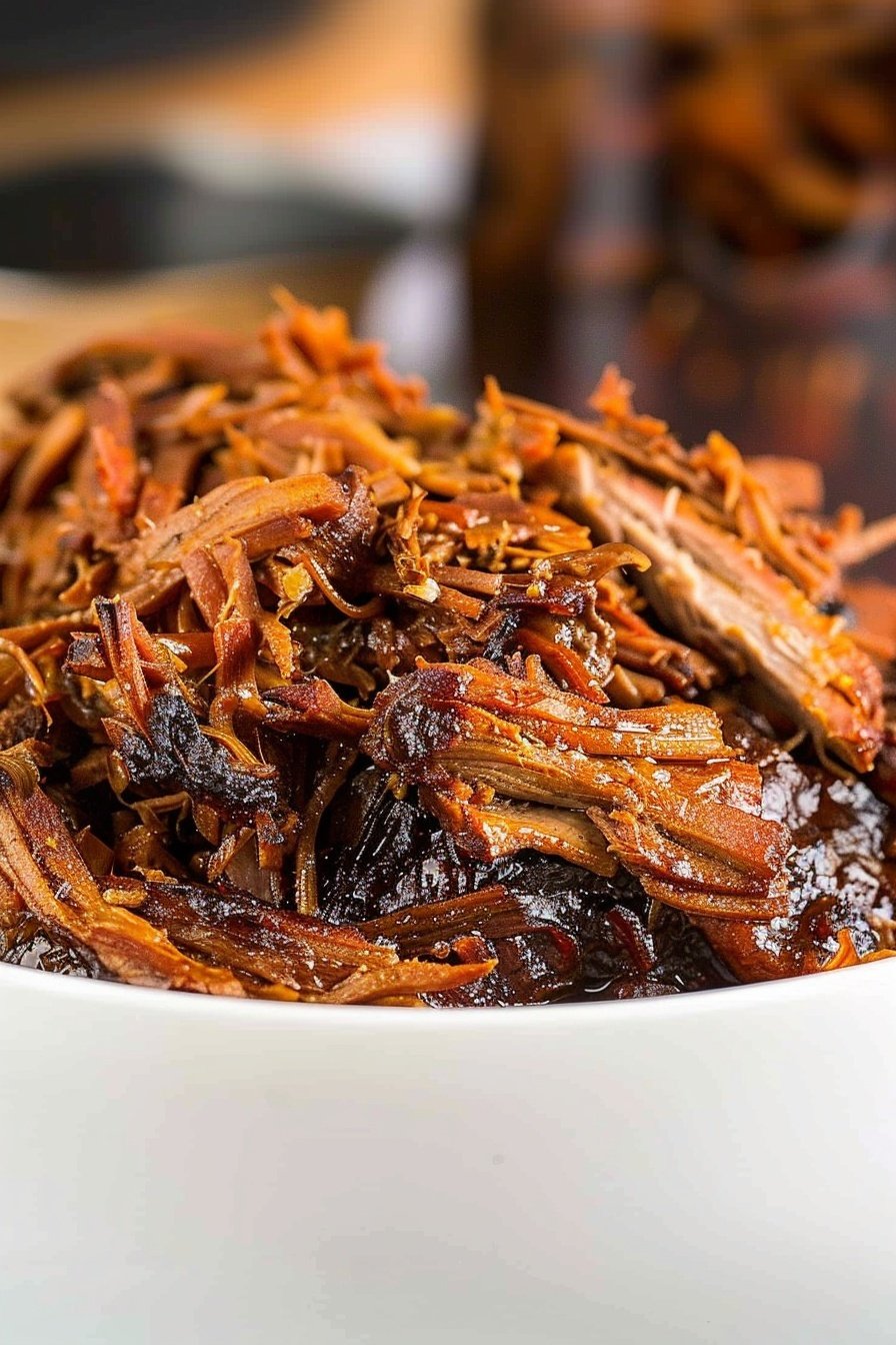 Soda-Braised Pork Shoulder: Fall-apart tender perfection.