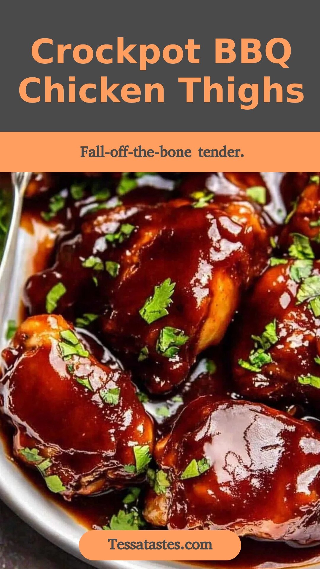 Crockpot BBQ Chicken Thighs