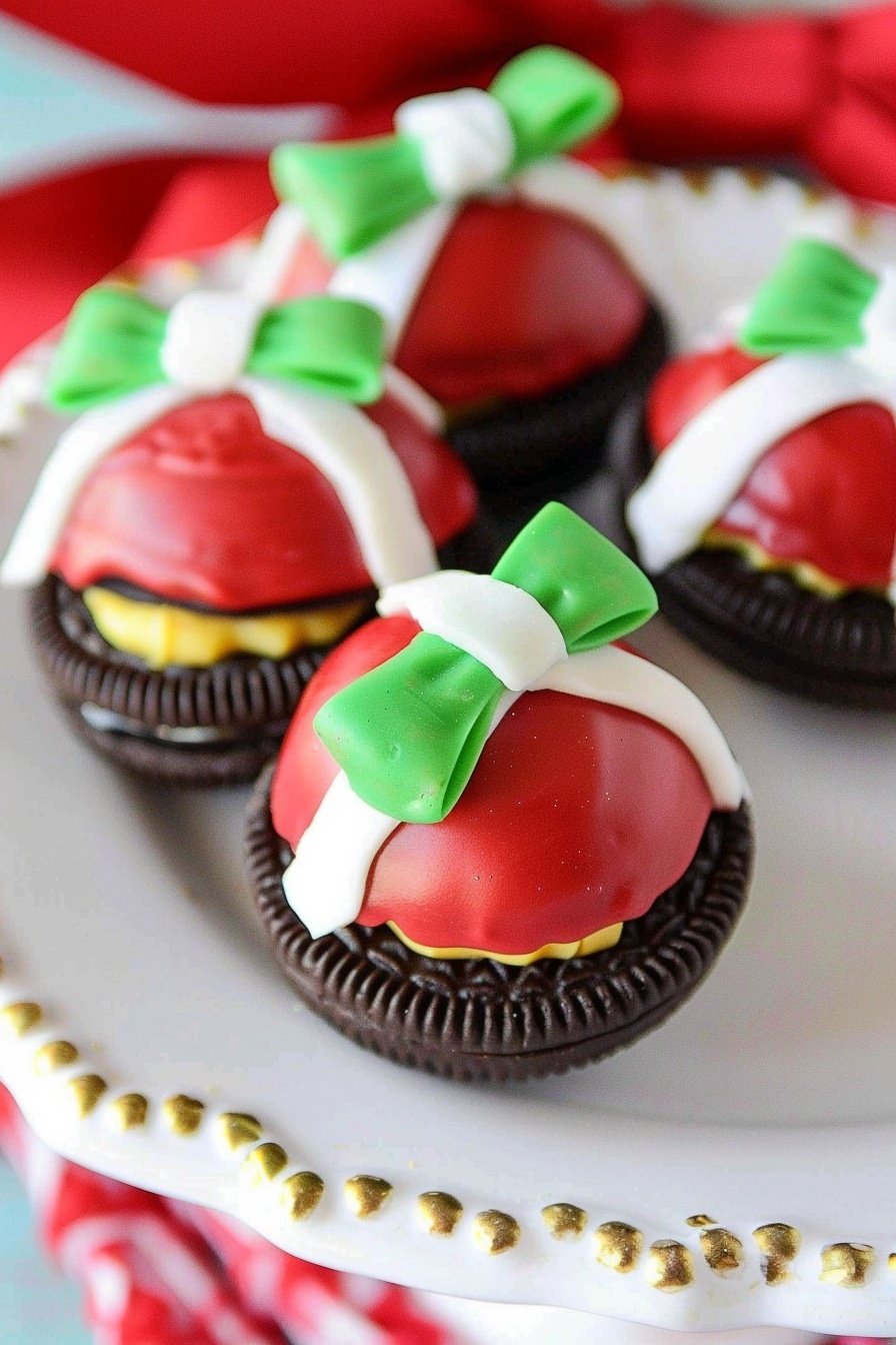 Holiday Oreo Bell Treats: Festive layers of pure bliss.
