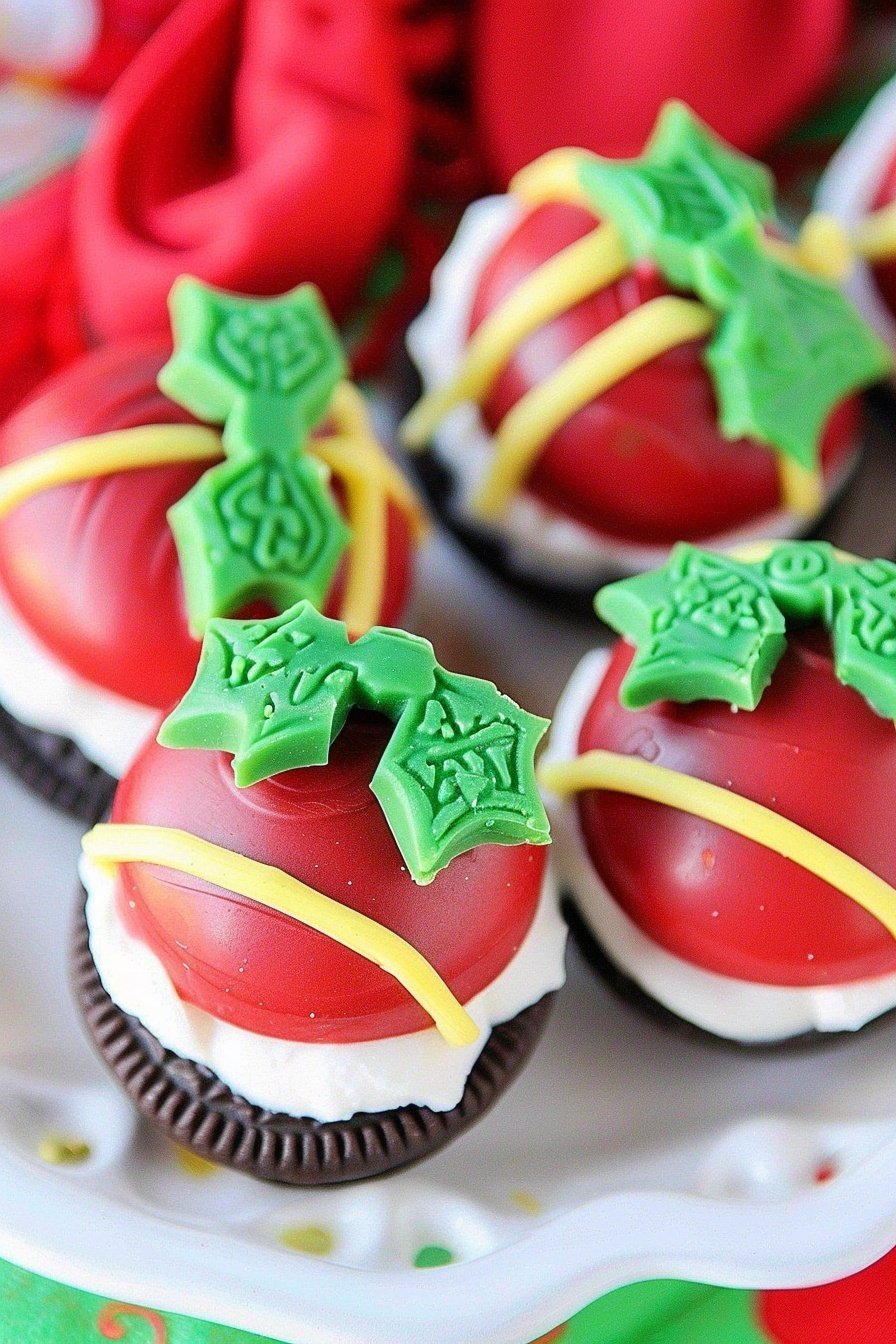Holiday Oreo Bell Treats: Festive layers of pure bliss.