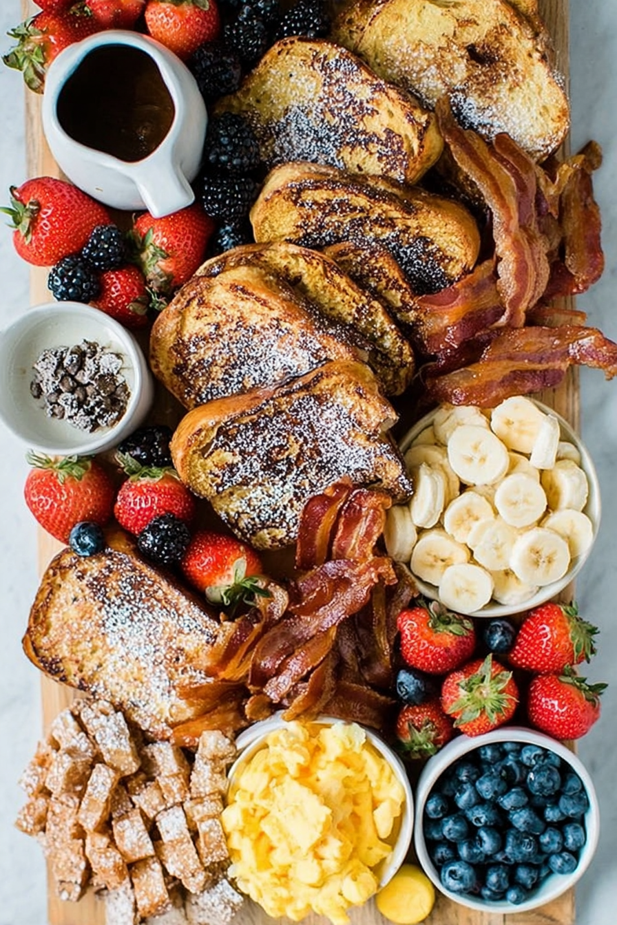 French Toast Breakfast Board