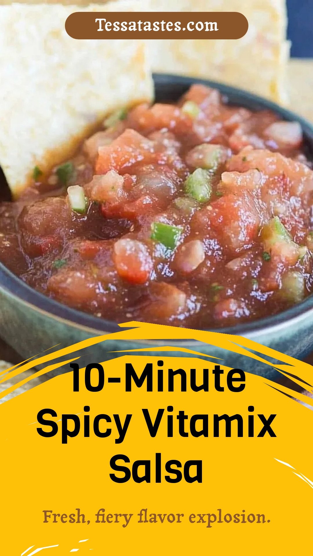 10-Minute Spicy Vitamix Salsa