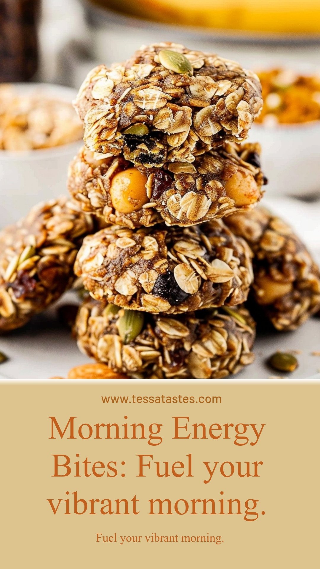 Morning Energy Bites: Fuel your vibrant morning.