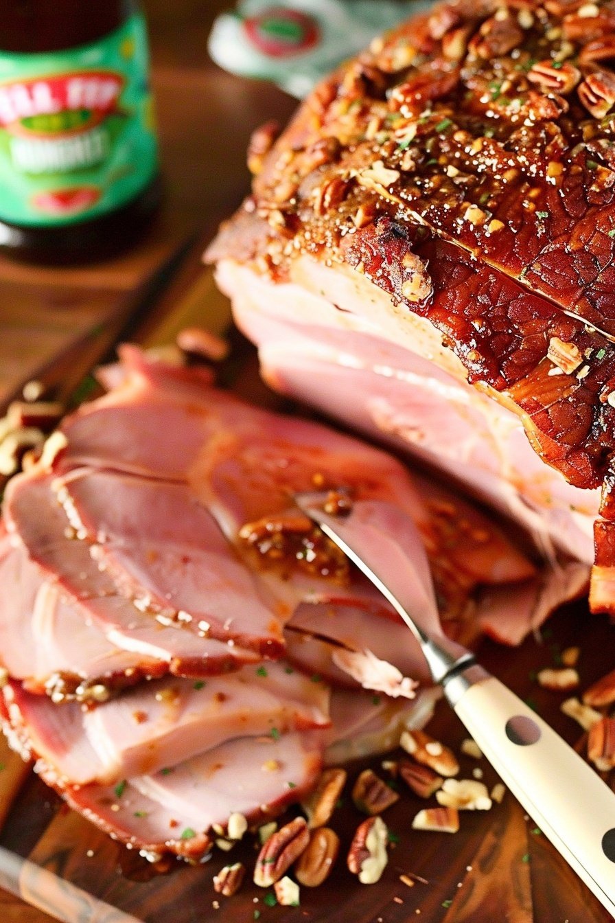 Spicy Southern Pecan Ham: Glazed Sweet Heat Crust