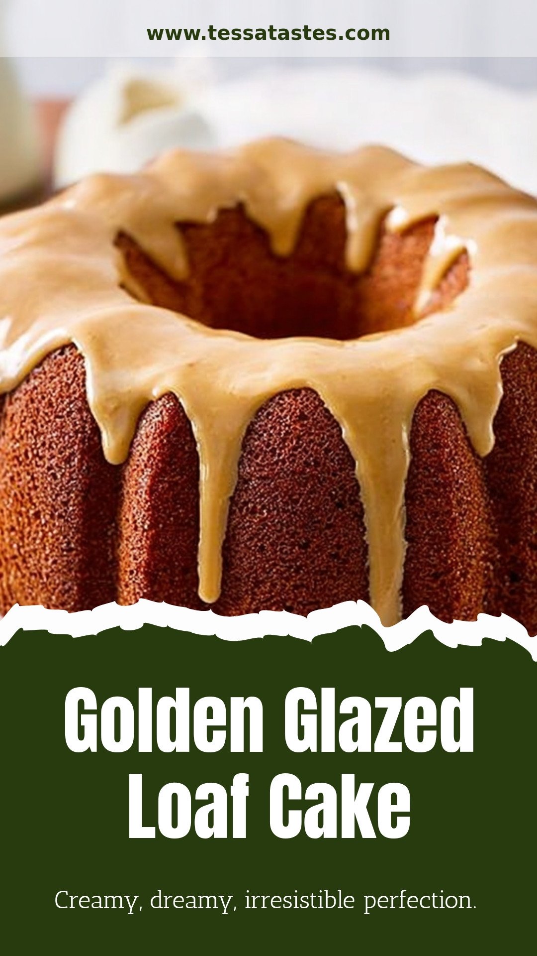 Golden Glazed Loaf Cake