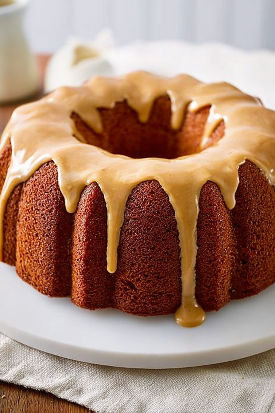 Golden Glazed Loaf Cake