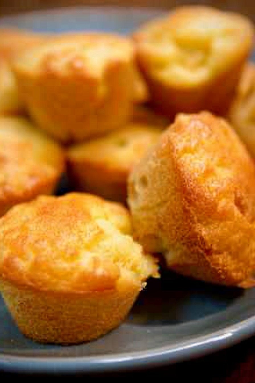 Savory Cheese Bite Muffins: Golden cheddar pockets.