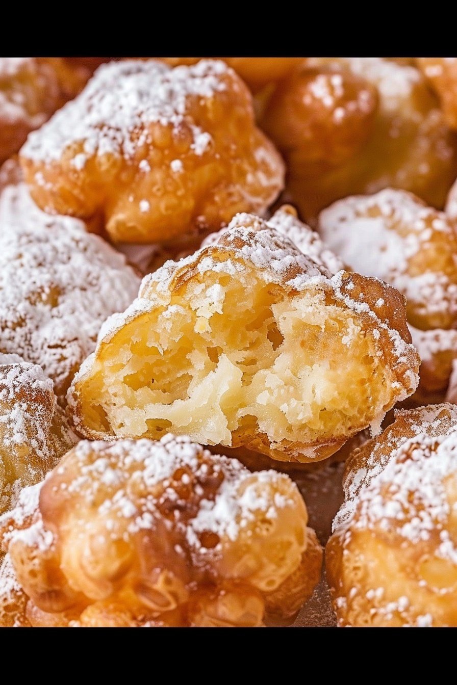 Crispy Carnival Puffs: Golden, cloud-like perfection.