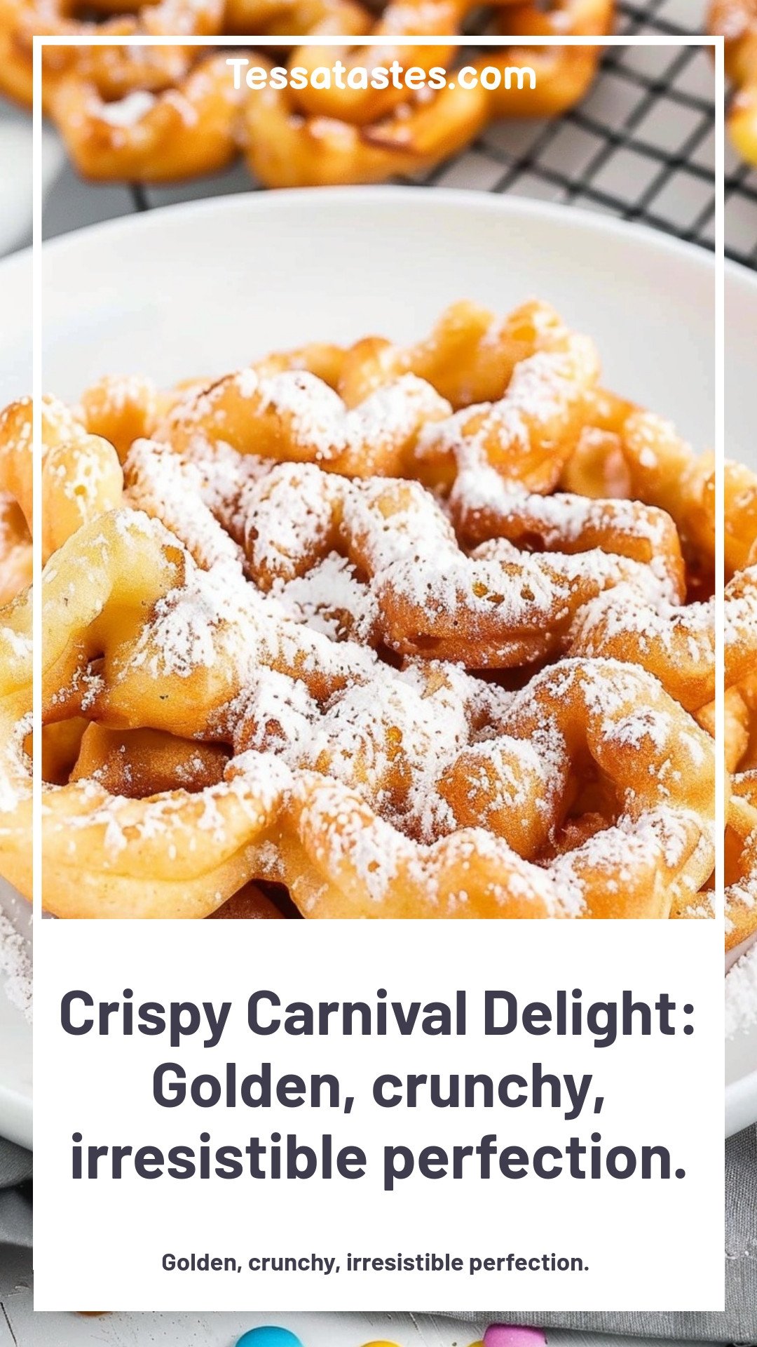 Crispy Carnival Delight: Golden, crunchy, irresistible perfection.