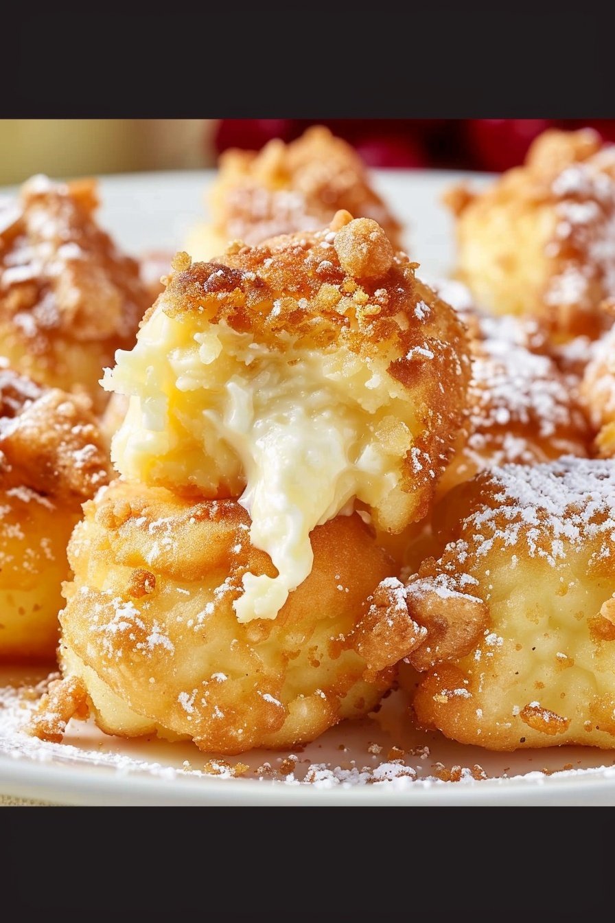 Crispy Cream Delight: Golden, flaky perfection awaits.