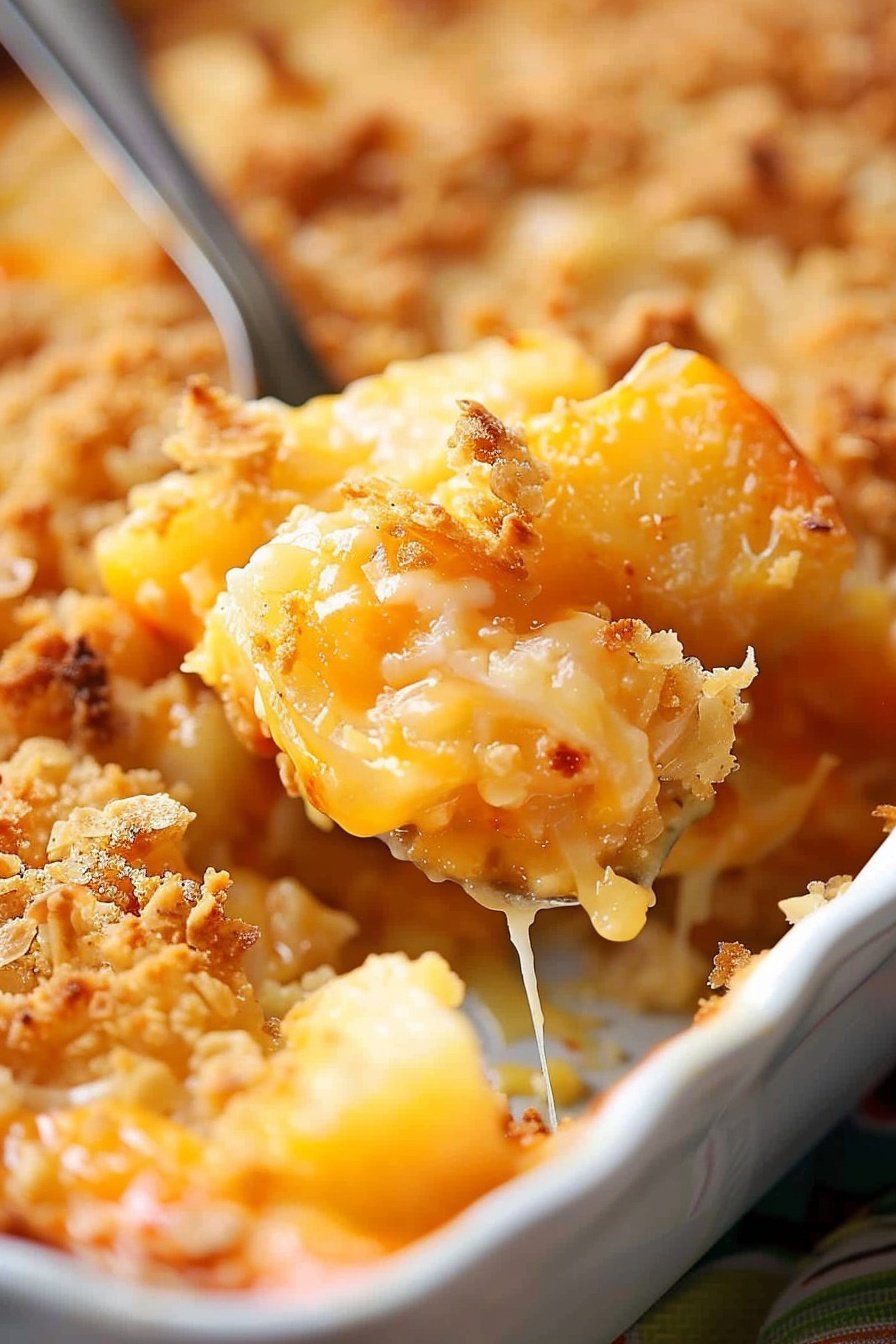 Tropical Cheese Bake: Golden pineapple coconut bliss