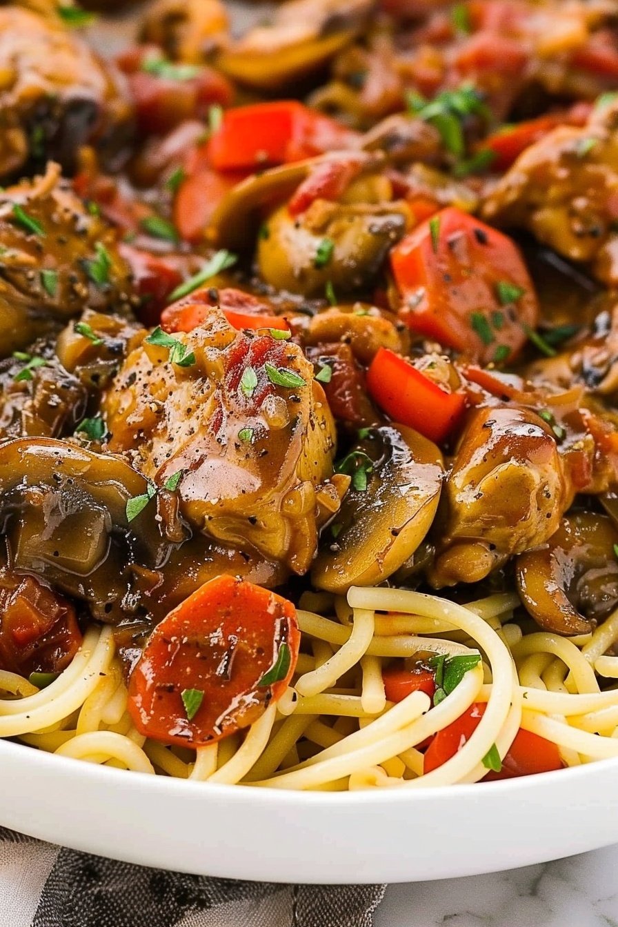 Hunter's Rustic Braise: Hearty, slow-cooked perfection.