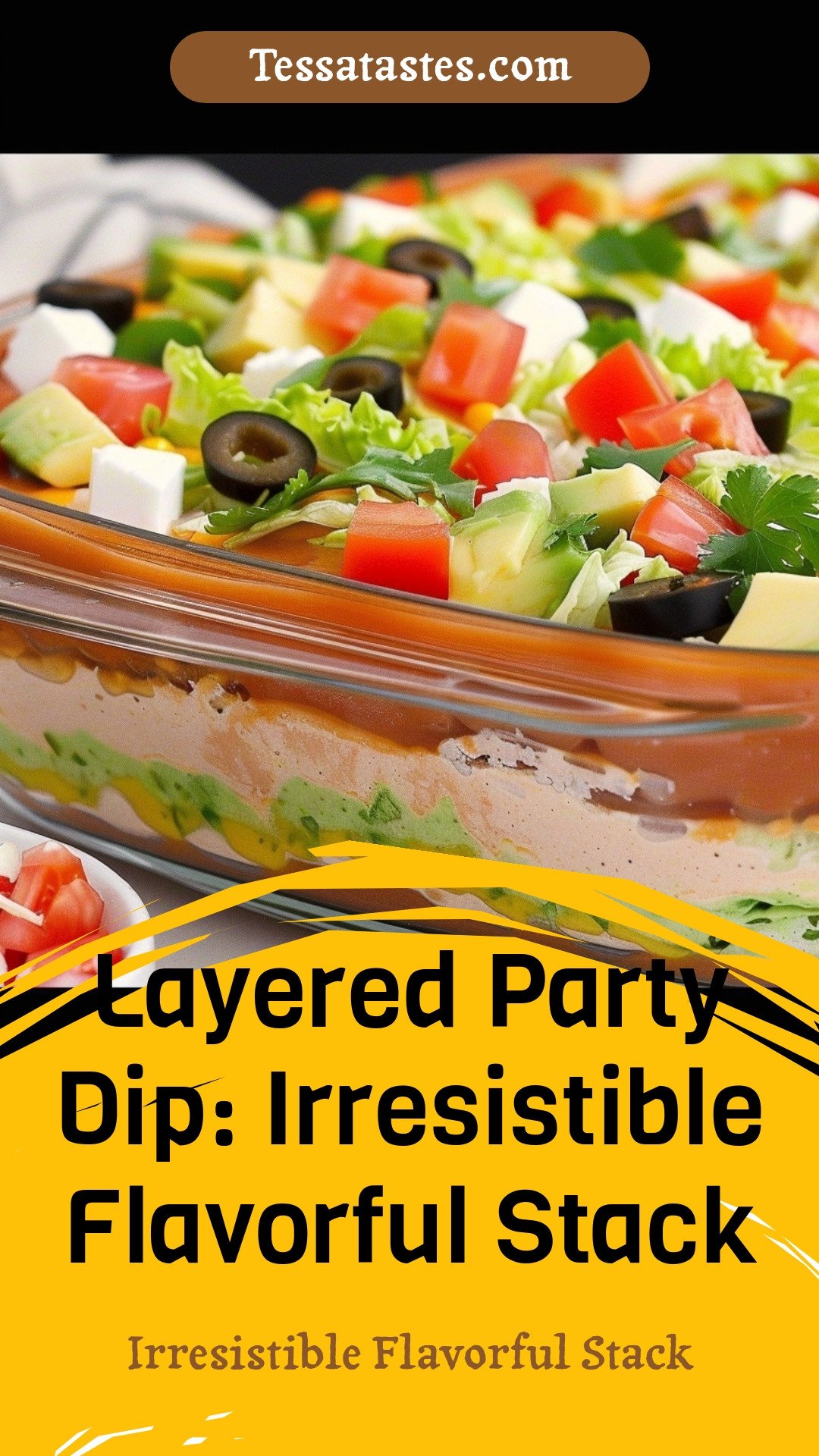 Layered Party Dip: Irresistible Flavorful Stack