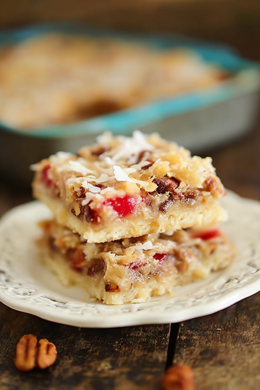 Tropical Nutty Layer Bars