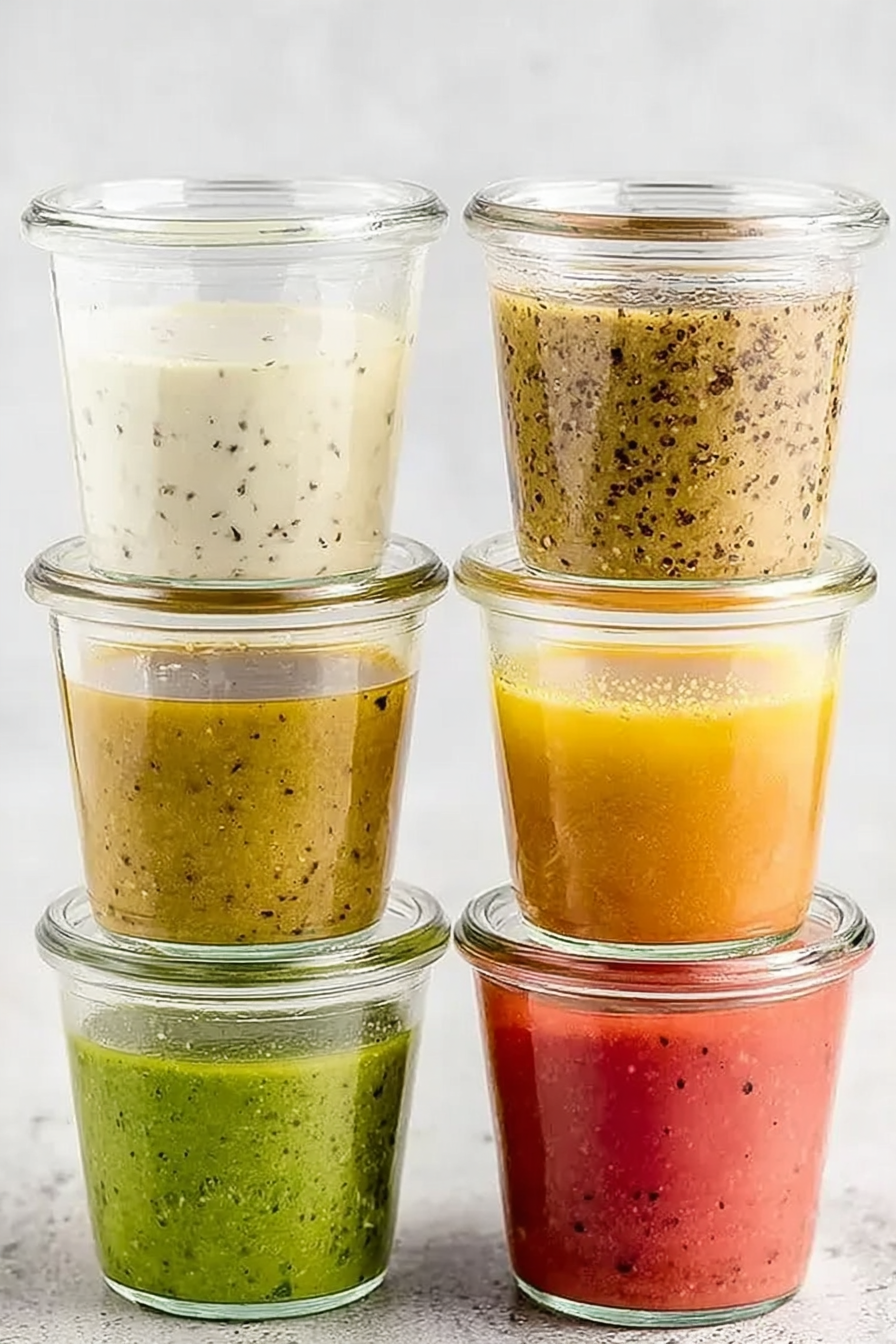 6 Staple Summer Salad Dressings