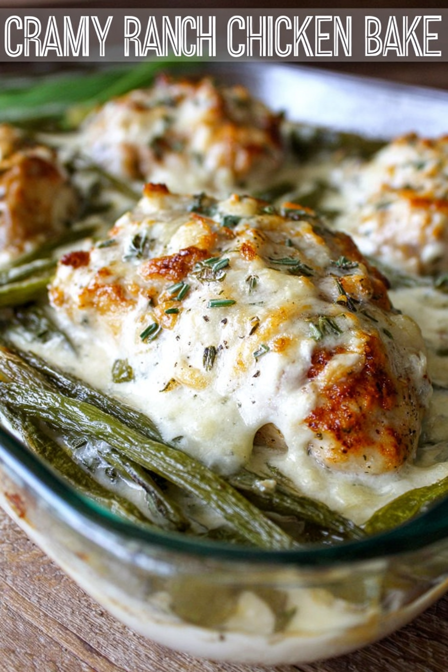 Creamy Ranch Chicken Bake