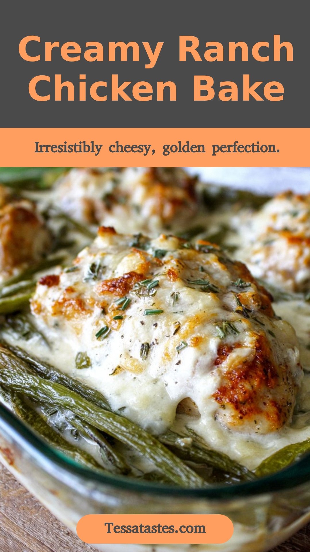 Creamy Ranch Chicken Bake