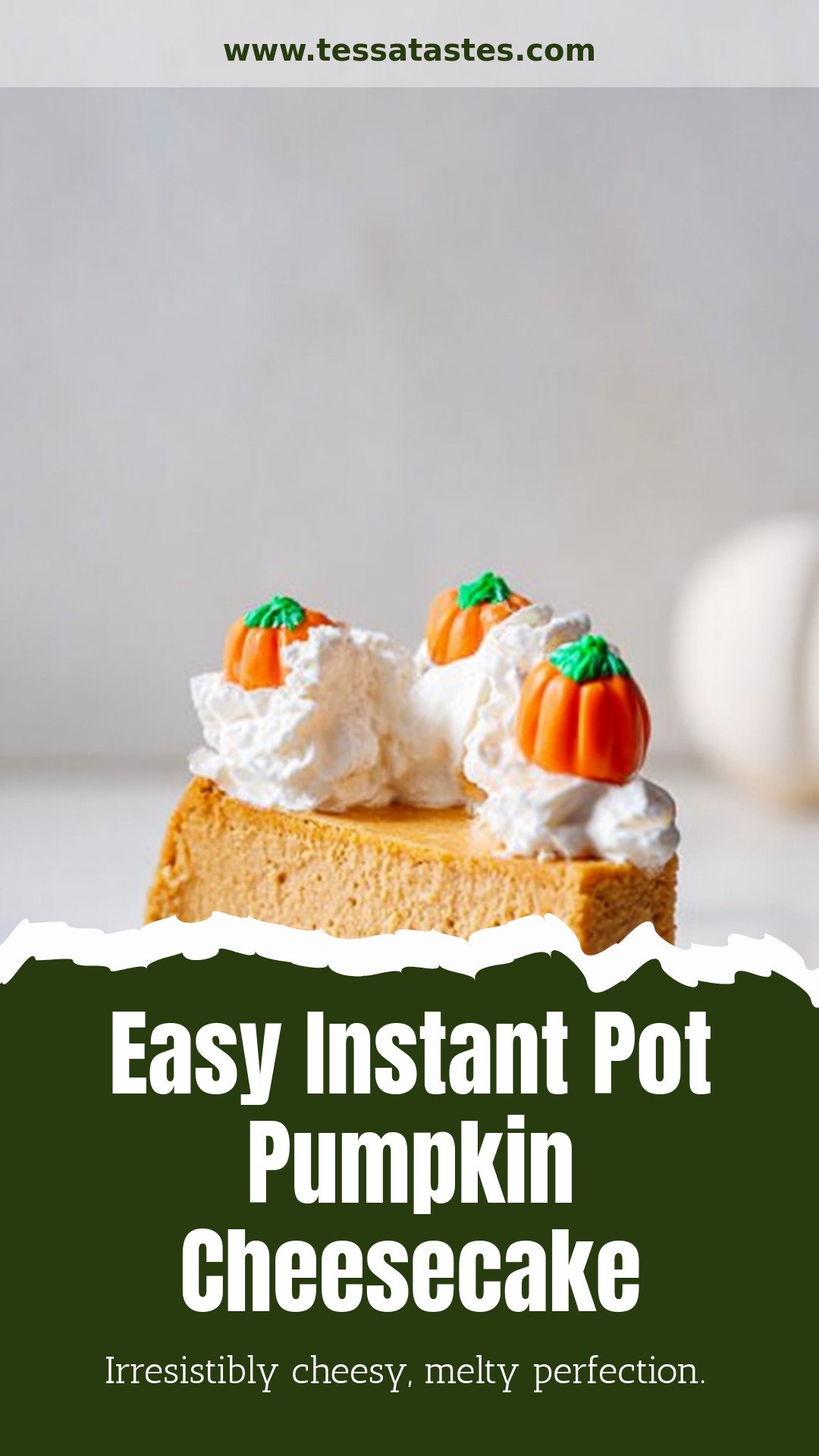 Easy Instant Pot Pumpkin Cheesecake