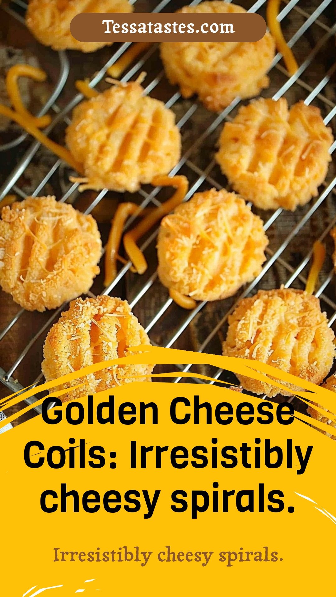 Golden Cheese Coils: Irresistibly cheesy spirals.