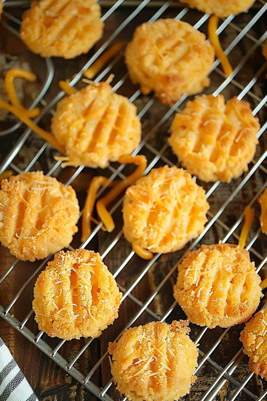 Golden Cheese Coils: Irresistibly cheesy spirals.