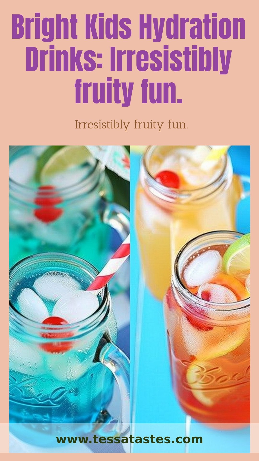 Bright Kids Hydration Drinks: Irresistibly fruity fun.