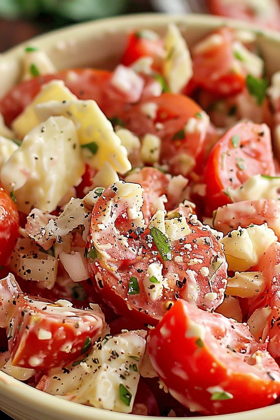 Crispy Tomato Crunch Salad: Irresistibly juicy, crispy perfection