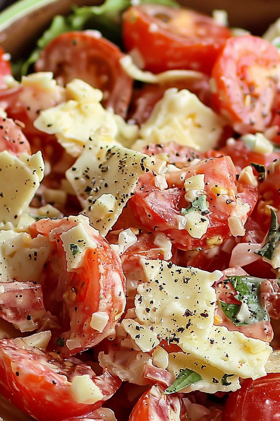 Crispy Tomato Crunch Salad: Irresistibly juicy, crispy perfection