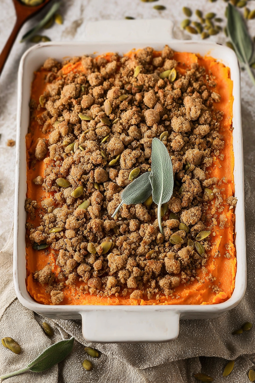 Make Ahead Sweet Potato Casserole