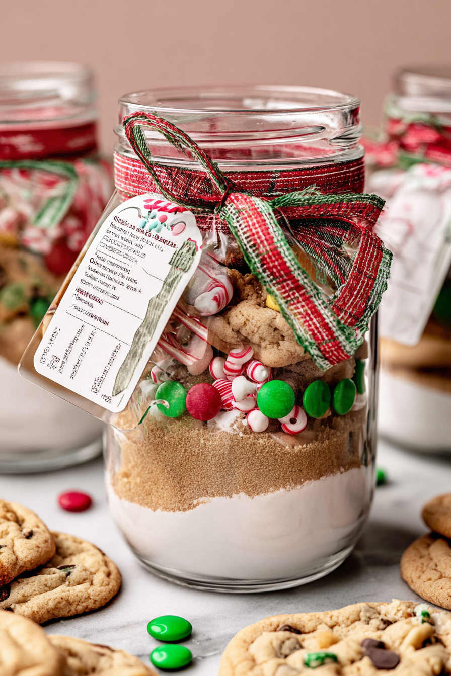 Christmas Cookies in A Jar