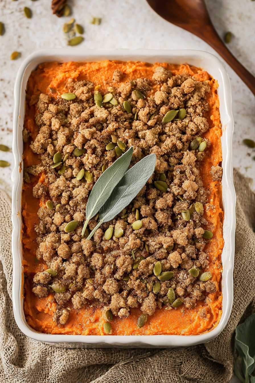 Make Ahead Sweet Potato Casserole