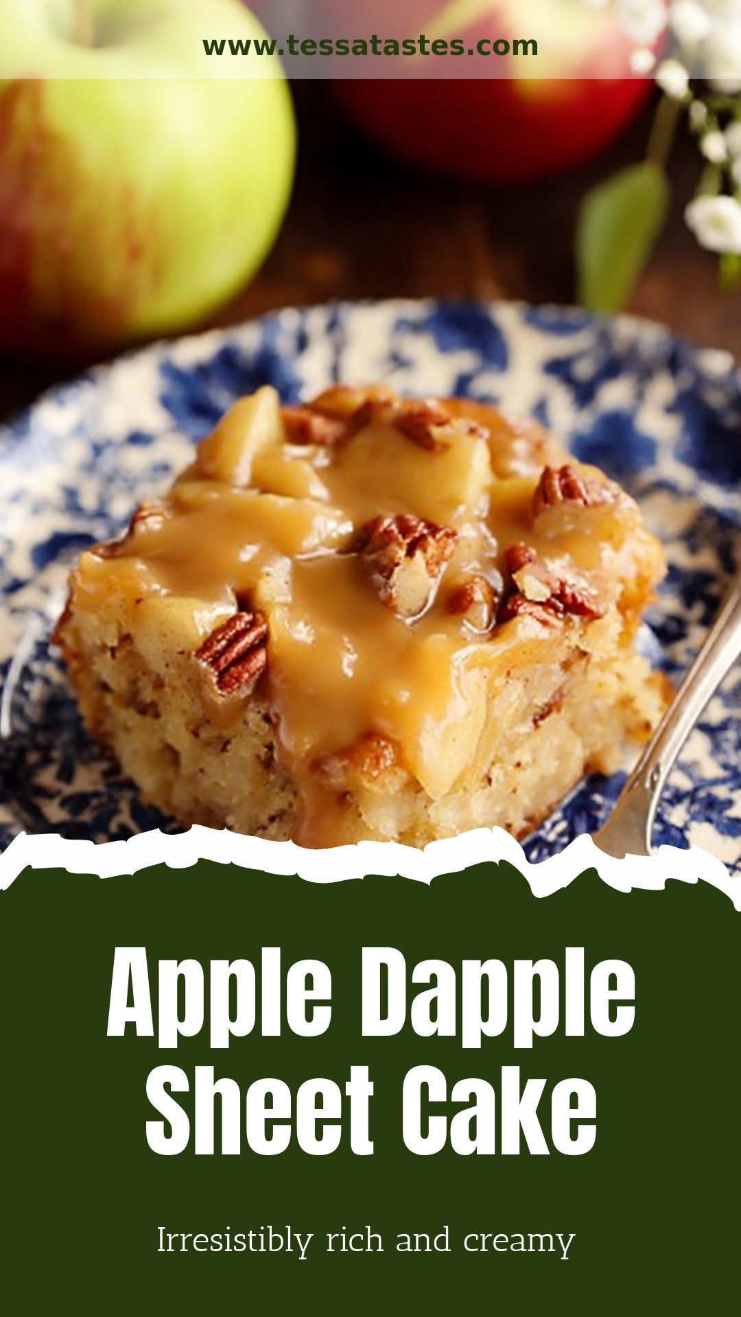 Apple Dapple Sheet Cake