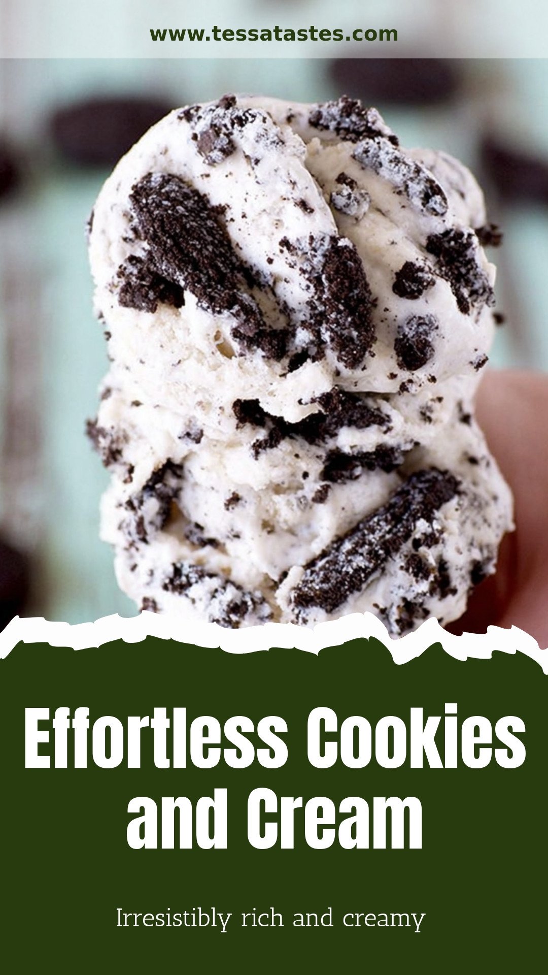 Effortless Cookies and Cream