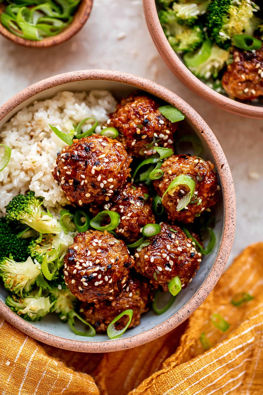 Sriracha Ground Turkey Meatballs