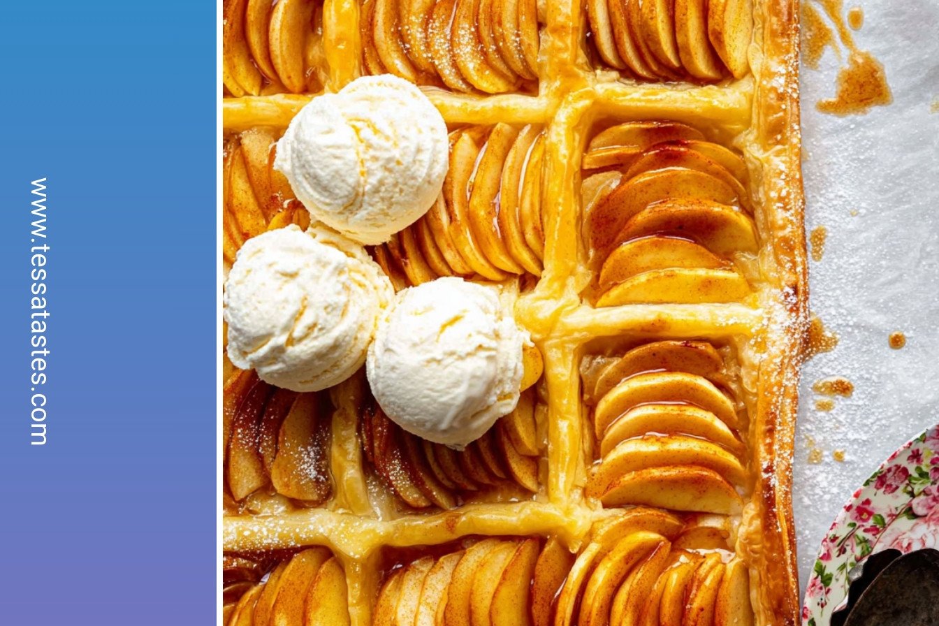 Puff Pastry Apple Tart: Irresistibly rich and creamy