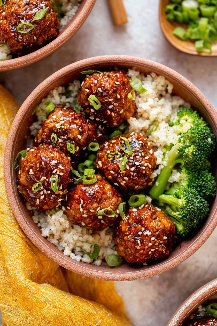 Sriracha Ground Turkey Meatballs