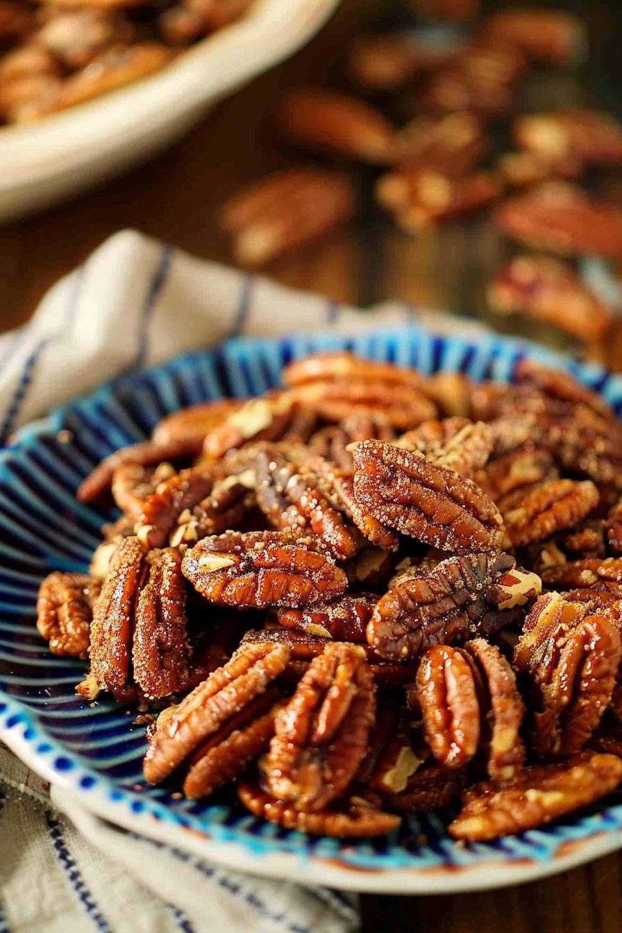 Spiced Pecan Crunch Delight: Irresistibly sweet and spicy.