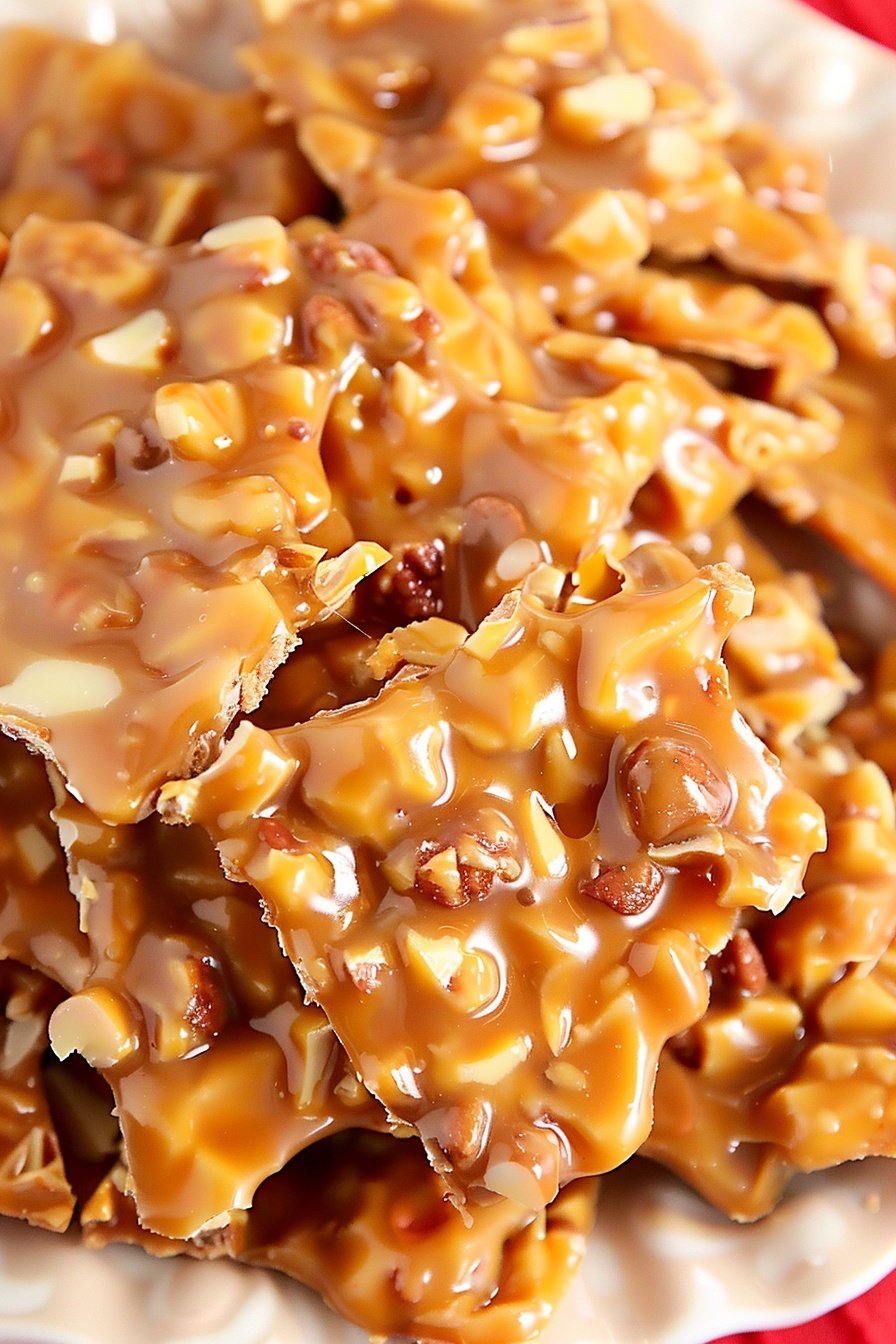 Quick Microwave Brittle: Irresistibly sweet, crunchy perfection.