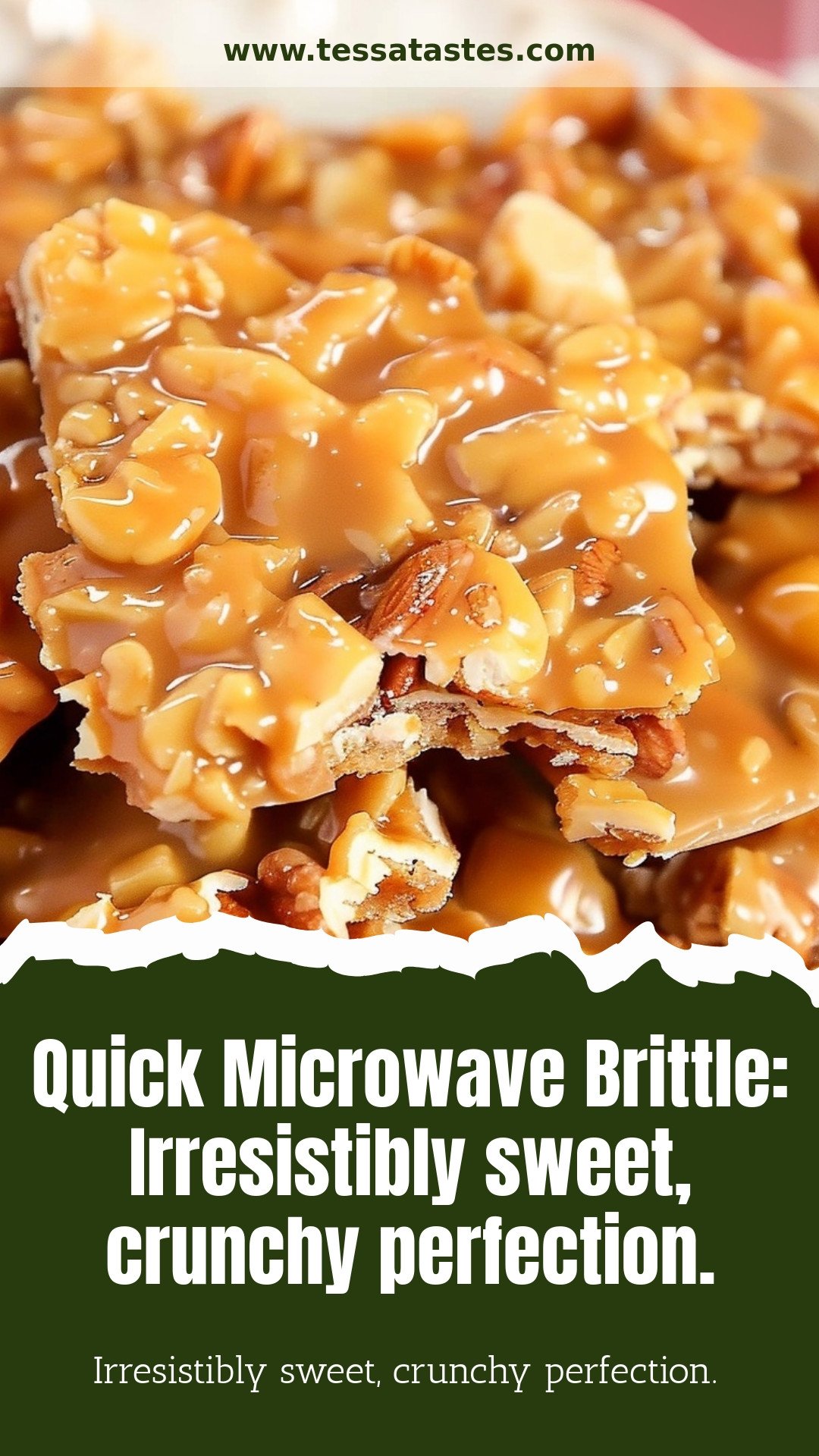Quick Microwave Brittle: Irresistibly sweet, crunchy perfection.