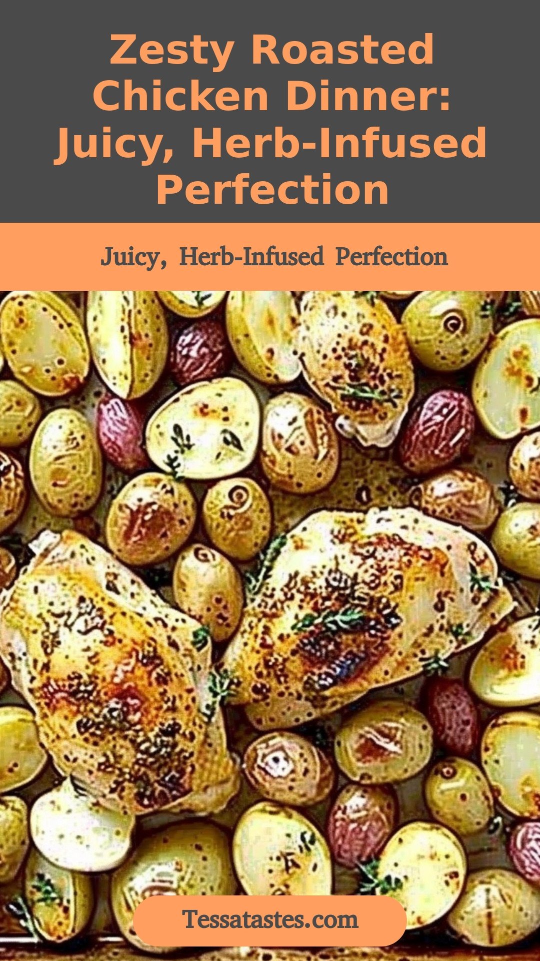 Zesty Roasted Chicken Dinner: Juicy, Herb-Infused Perfection