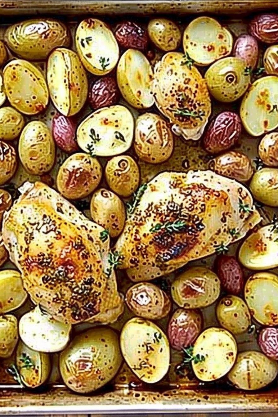 Zesty Roasted Chicken Dinner: Juicy, Herb-Infused Perfection