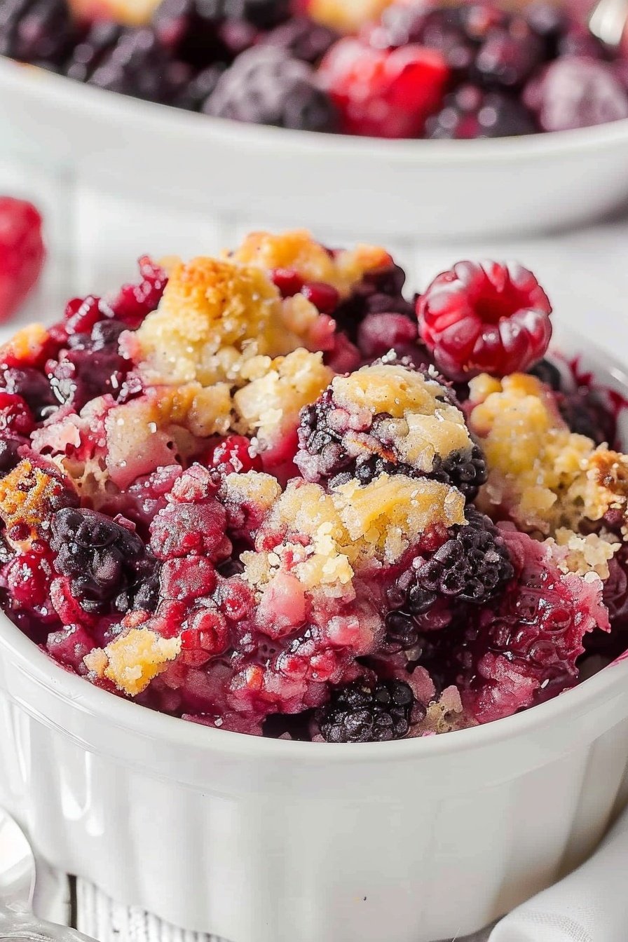 Summer Berry Bake: Juicy, sweet berry bliss.